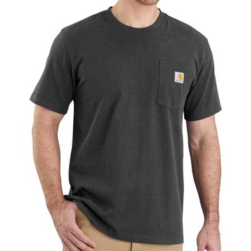 Koszulka sportowa męska T-Shirt Carhartt K87 Pocket - Carbon Heather M
