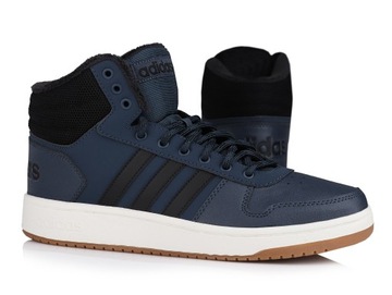 Buty męskie Adidas HOOPS 2.0 MID GZ7939 OCIEPLANE FUTERKO