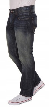 Tommy Hilfiger Rogar Vintage Dżinsy męskie proste nogawki Man 34/32 W34 L32