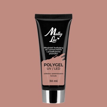 Mollylac ACRYL GEL строительный НАБОР ПОЛИ-ГЕЛЕЙ 30мл