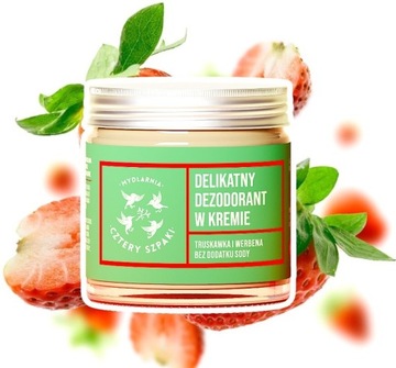 CZTERY SZPAKI Dezodorant w kremie TRUSKAWKA I WERBENA 60ml