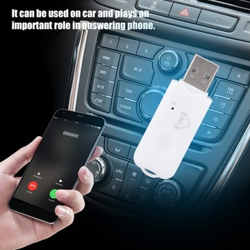 Мини-USB Bluetooth-приемник аудио a2dp музыкальный беспроводной адаптер для автомобиля aux m