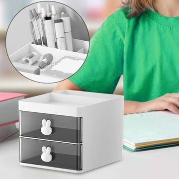 Органайзер для аксессуаров для макияжа белого цвета.