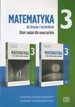 MATEMATYKA 3 ZBIÓR ZADAŃ DLA NAUCZYCIELA