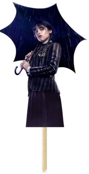 TOPPERY DEKORACJA NA TORT BABECZKI WEDNESDAY 10szt