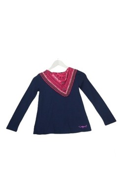 DESIGUAL GRANATOWA SUKIENKA HAFT (7-8L)