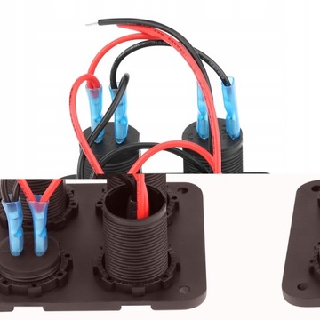 ПАНЕЛЬ ПЕРЕКЛЮЧАТЕЛЯ USB ВОЛЬТМЕТРА ДЛЯ АВТОМОБИЛЕЙ 12В-24В, УНИВЕРСАЛЬНАЯ RV