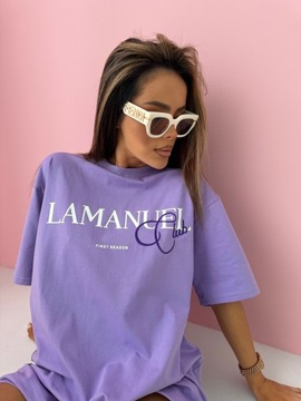 La Manuel t-shirt CLUB fiolet lilia ONE SIZE