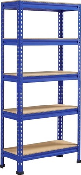 Regał magazynowy metalowy 150 x 70 x 30 cm LOFT Yaheetech regulowany