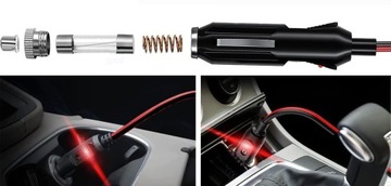 Разветвитель прикуривателя 12 В 24 В 13AWG 280 Вт 3 розетки