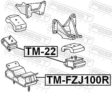 FEBEST TM-22 LOŽISKO MOTORU