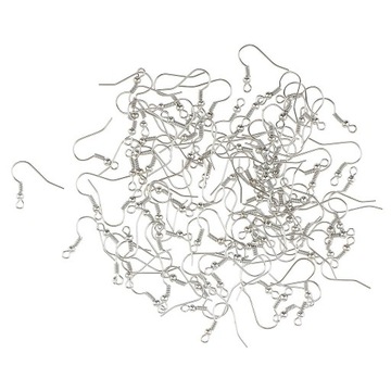 2 х 100 шт. Металлическая катушка для затычек для ушей DIY Ювелирные изделия