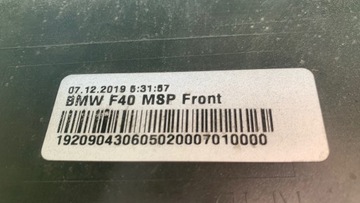 BMW 1 F40 M PACKET 19- NÁRAZNÍK PŘEDNÍ POD PDC ORIG.