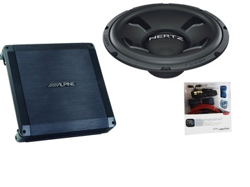 Wzmacniacz Alpine BBX-T600 + Hertz DS 25.3 + kable