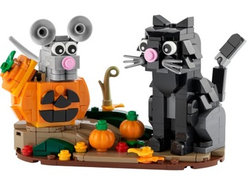 LEGO 40570 OKOLICZNOŚCIOWE - KOT I MYSZ NA HALLOWEEN
