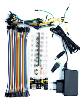 Набор прототипов: макетная плата MB102 + аксессуары.