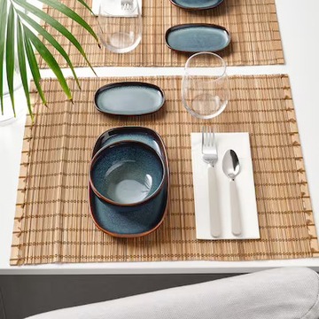 ЧАШКА КЕРАМИЧЕСКАЯ, СИНЯЯ, 14см, ГЛАДЕЛИГ, 4 ПРЕДМЕТА