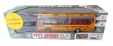 AUTOBUS SZKOLNY NA AKUMULATOR PILOT RC ŁADOWARKA