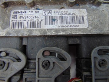 КОМПЬЮТЕР 5WS40021J-T 9650670480 CITROEN PEUGEOT