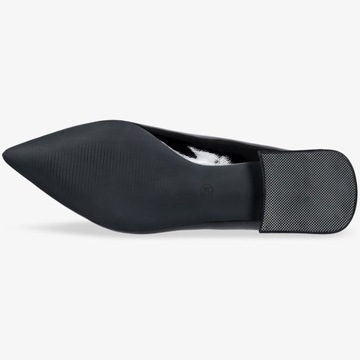 РАСКРАШЕННЫЕ БАЛЕТНИ ЖЕНСКИЕ С ДЕКОРАЦИЕЙ НА НИЗКОМ КАБЛУКЕ, КОЖАНАЯ Стелька 39