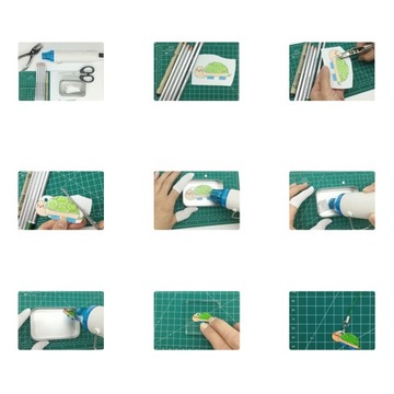 20 шт. ПЛЕНКА ТЕРМОУСАДОЧНАЯ ПОЛУПРОЗРАЧНАЯ DIY 0,2ММ