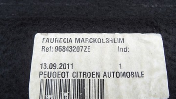 PEUGEOT 3008 I 11R POLIČKA KUFRU 96843207ZE