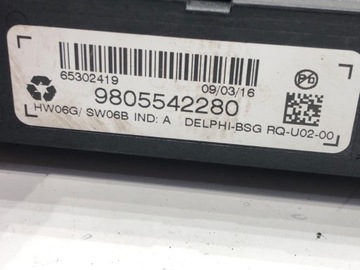 MODUL HÁK PEUGEOT 308 SW II 9805542280 KOMBI 14-21 ŘÍZENÍ