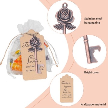 30 шт. розовая открывалка для бутылок с картами UQ