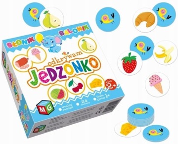 GRA EDUKACYJNA ODKRYWAM JEDZONKO SŁONIK BALONIK