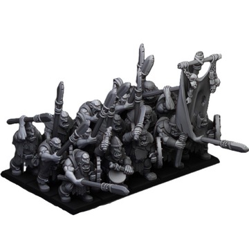 Orc Warriors with spears x10 - Highlands Miniatures