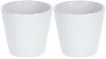 DONICZKA OSŁONKA CERAMICZNA NA KWIATY 9CM - 2 SZT