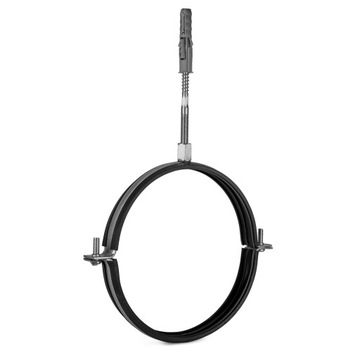 Obejma uchwyt montażowy metal-guma do rury fi 100