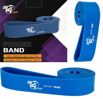 GUMA OPOROWA TRENINGOWA DO ĆWICZEŃ ROZCIĄGANIA POWER BAND OPÓR 23-54kg
