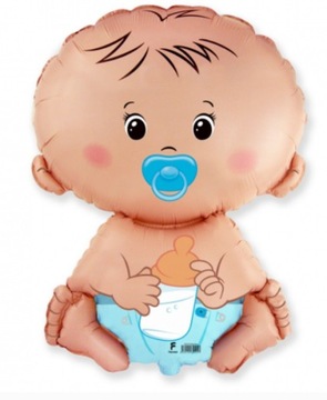 Balon foliowy Bobas Chłopiec Baby Shower 61cm