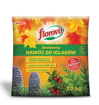FLOROVIT JESIENNY ZIMOWY NAWÓZ POD TUJE CISY IGLAKI 10KG