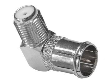 Adapter antenowy RF QuickF/wt-F/gn kątowy 75Ohm