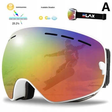 GOGLE NARCIARSKIE SKI GOGGLES NARTY zimowe UV400