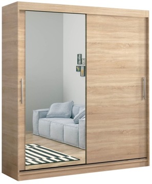 SZAFA IDA 140 x 205 LUSTRO C - DĄB SONOMA