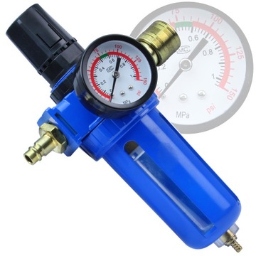 REDUKTOR POWIETRZA FILTR ODWADNIACZ DO KOMPRESORA GWINT 1/2 REGULATOR