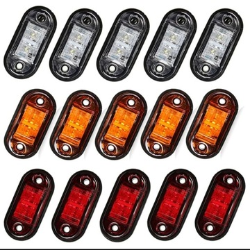LAMPA OBRYSOWA 2 LED LEDY OBRYSÓWKA BIAŁA