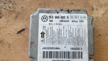VW GOLF V SENSOR MODUŁ PODUSZEK AIR BAG