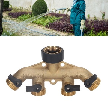 4-ходовой распределитель воды, латунный шаровой кран