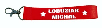Smycz Na Klucze Prezent Dla Chłopaka Łobuziak IMIĘ
