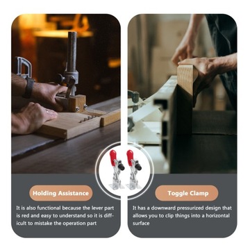 Переключатель зажимов вниз Нажмите позиционирующий зажим своими руками