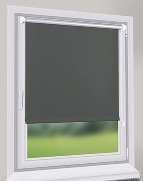 Roleta zaciemniająca 80 x 130 cm szara