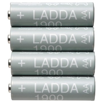 IKEA LADDA Akumulatorki HR06 AA 1900mAh 4szt