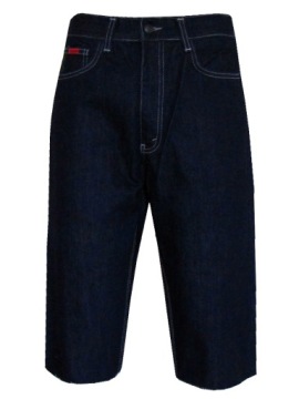 SPODNIE MĘSKIE KRÓTKIE SPODENKI JEANS 32