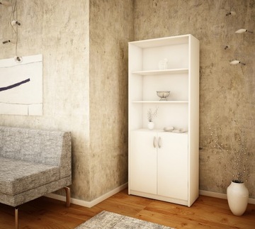 ОФИСНАЯ ПОЛКА для папок, книг, БЕЛАЯ R007