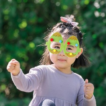 Пасхальные очки Креативные очки с животными Аксессуары для костюмов Вечеринка Зеленое яйцо