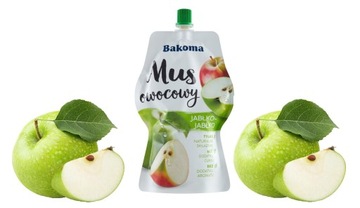 Zdrowy mus jabłkowy Bakoma 200 g